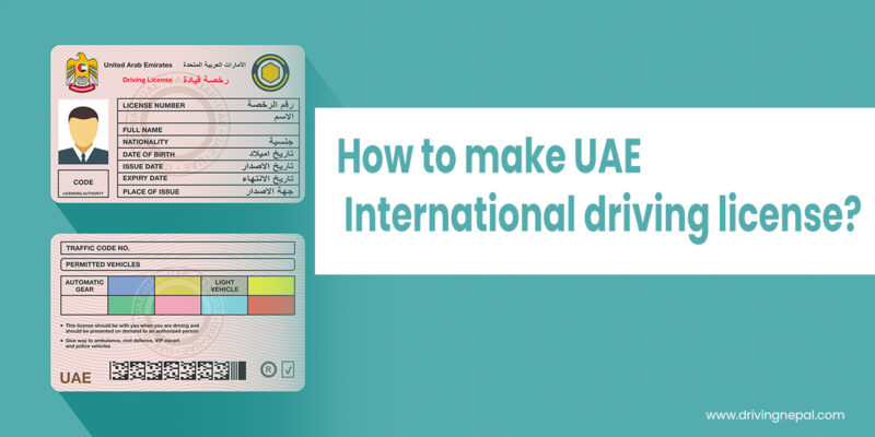 UAE international driving license